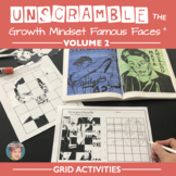 Unscramble Famous Faces® of Growth Mindset Vol. 2  (7 Peop