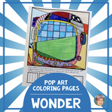 Wonder Novel Study Coloring Pages