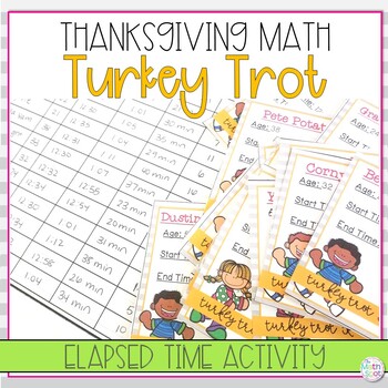 Preview of Thanksgiving Math Activity | Elapsed Time