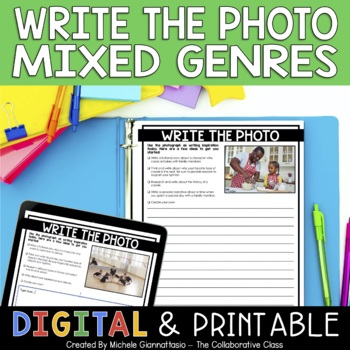 Preview of Photo Writing Prompts - Write the Photo | Print & Digital