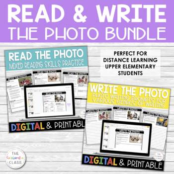 Preview of Read & Write the Photo Bundle: ELA Distance Learning Activities