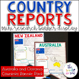 Country Report Research Display: Australia and Oceania