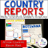Country Report Research Display: Countries of Africa