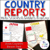 Country Report Research Display: Countries of Asia