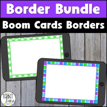 Preview of Boom Card Borders Bundle