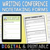 Writing Conference Form | Writer's Workshop | Distance Learning