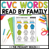 Read by CVC Word Family | Fluency Practice Worksheets