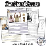 Emotional Scenes -- Worksheets, No Prep + Color