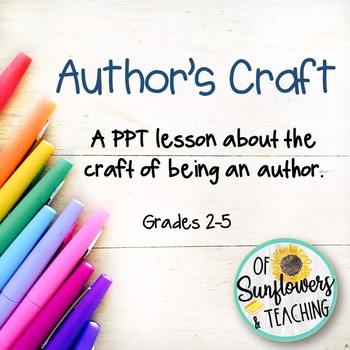 Preview of Author's Craft PPT Interactive Lesson