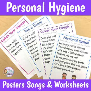 Preview of Personal Hygiene Posters and Songs