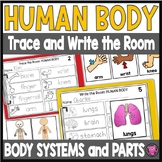 Body Parts and Systems Worksheets Science Center Activities 
