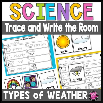 Preview of Weather and Types of Weather Science Center Activities Kindergarten & 1st Grade