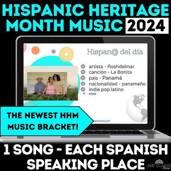 Preview of *50% off SALE NEW* 2024 Hispanic Heritage Month Spanish Music Bracket #9 HHM9