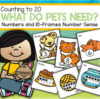 Preview of What Do Pets Need - Number Sense Centers for Preschool & Kindergarten