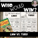 Who Would Win? Lion vs. Tiger