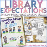 Library Expectations Anchor Chart and Lesson Plans