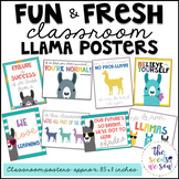 Llama Classroom Decor: Poster Set