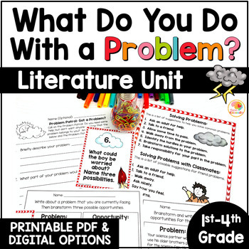 Preview of What Do You Do With a Problem? by Kobi Yamada Activities Literature Unit