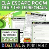 St. Patrick's Day Escape Room | ELA Escape Room | Print & Digital