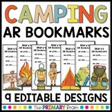 Accelerated Reader Bookmarks | Camping Theme