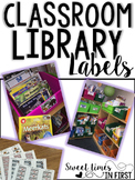 Classroom Library Labels EDITABLE