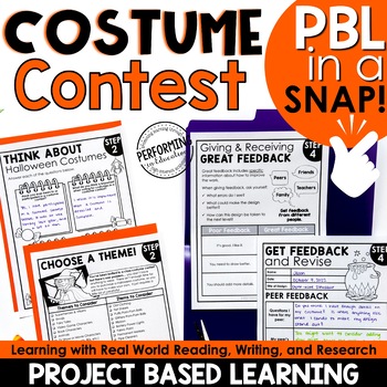 Preview of Halloween Project Based Learning | Costume Contest PBL | Multiplication