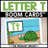 Letter T Digital Alphabet Boom Cards™ | Name & Sound Recognition