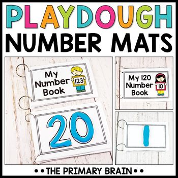 Preview of Numbers Playdough Mats | Number Formation Fine Motor Skills Practice