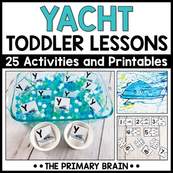 Preview of Yacht Toddler Activities & Lesson Plans for Summer | 2 to 3 Year Old Curriculum