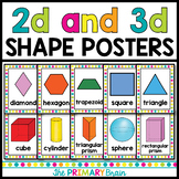 2d and 3d Shape Posters