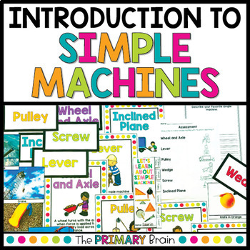 Preview of Simple Machines Posters, Book, Photo Sort and More!