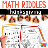 Thanksgiving Math Worksheets