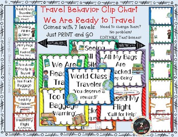 Travel Behavior Clip Chart by Smart 2 Heart Creations | TpT