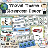 Travel Theme Classroom Decor Bundle