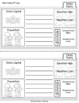 North Carolina Tab-Book by Easy Peasy Teaching | TpT