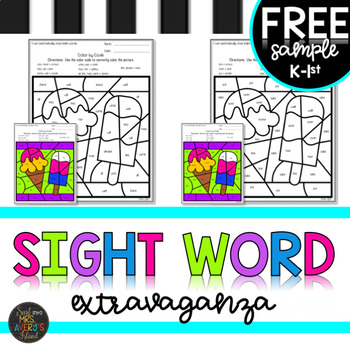 Preview of Color by Sight Word