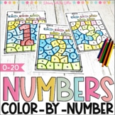 Color By Number | Number Recognition Color-by-Code Printab