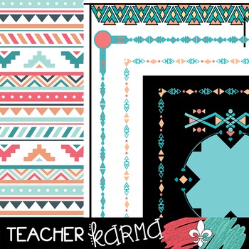 BOHO Planners * Calendars * To Do Lists * Clipart KIT by Teacher Karma