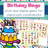 Birthday Bingo: Digital and Printable Resource for student