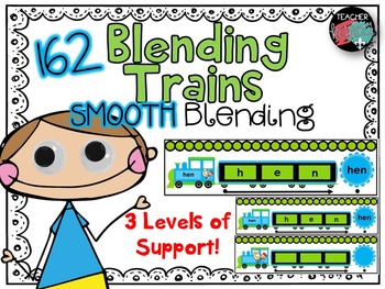 Preview of Blending Sounds - Blending Trains - Word Reading - Phonics RTI