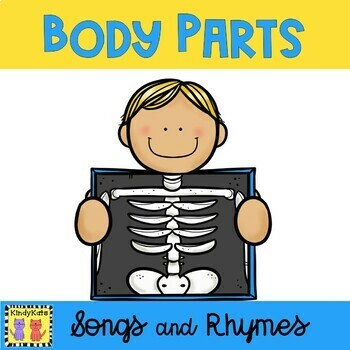 Preview of Body Parts Circle Time Songs and Rhymes, Human Body, Body Systems