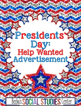 Preview of Presidents' Day: Help Wanted Ad Project