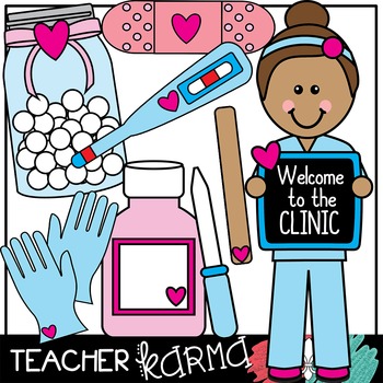 School Nurse & Clinic Clipart by Teacher Karma | TPT