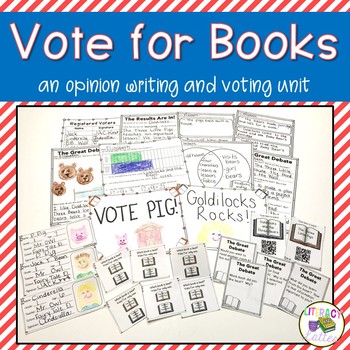 Preview of Voting: Our Favorite Book {a social studies and literacy unit}