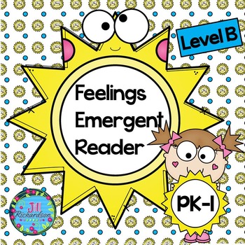 Preview of Feelings Emergent Reader Freebie ESL SPED Identifying Feelings and Emotions