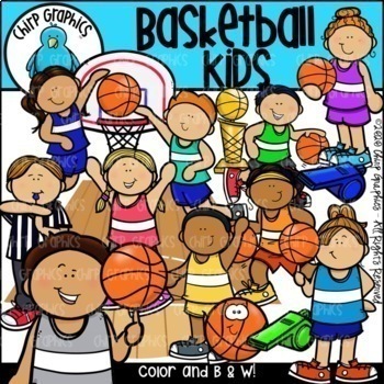 Sports Kids Clip Art Bundle - Chirp Graphics by Chirp Graphics | TpT
