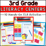 3rd Grade Literacy Centers | Printable + Digital ELA Stations