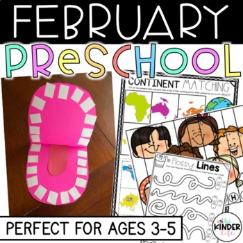 Preview of February Preschool Activities | Transportation Dental Health Homeschool