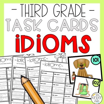 Preview of Idioms Task Card Game