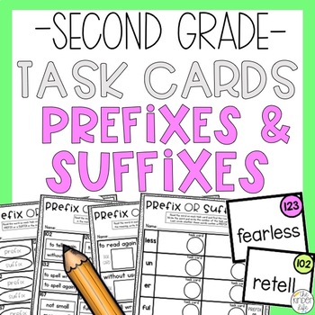 Preview of Prefix and Suffix Task Cards